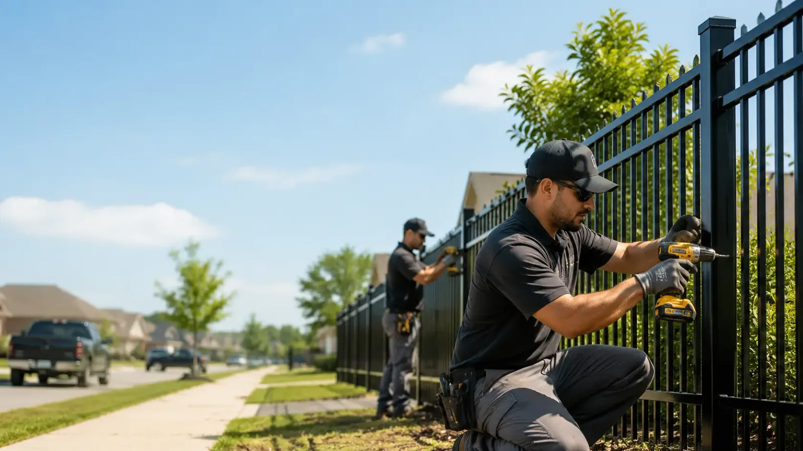Metal Fence Installation in Midland, GA